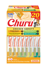 Inaba INABA Churu Creamy Cat Treat Chicken Variety Box 0.5 oz. - 20 Tubes