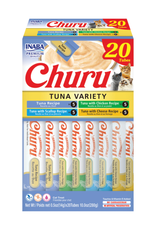 Inaba INABA Churu Creamy Cat Treat Tuna, Chicken, Scallop and Salmon Variety Box 10 oz - 20 Tubes