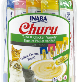 Inaba INABA Churu Creamy Cat Treats Tuna & Chicken Variety Tub 0.5 oz - 50 Tubes