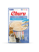 Inaba INABA Churu Creamy Cat Treat Tuna Recipe 0.5 oz - 4 Tubes