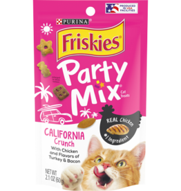 Friskies Purina Friskies Cat Treats Party Mix California Crunch 2.1 oz