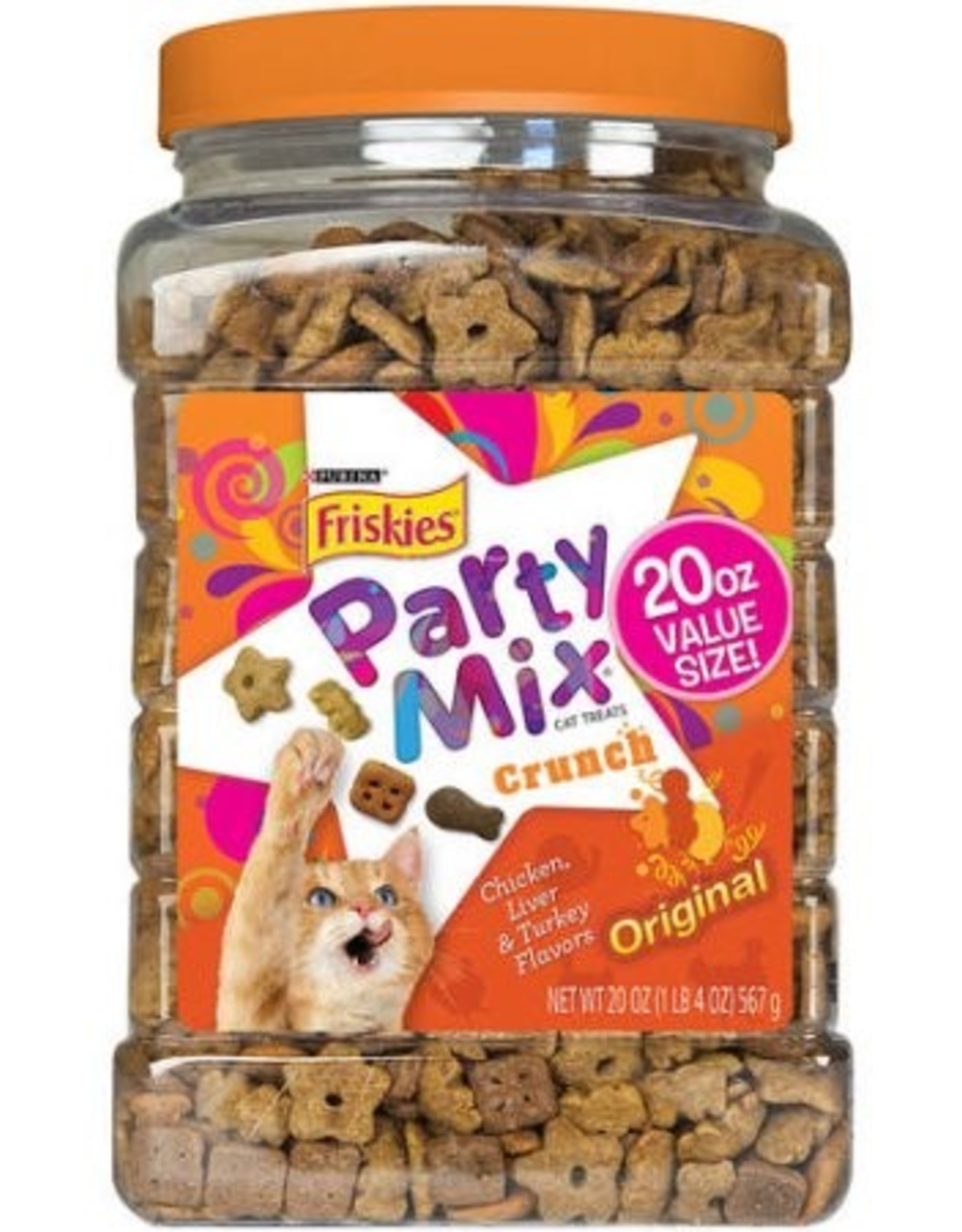 Nestle Purina FRISKIES PARTY MIX TREAT ORIGINAL CRUNCH 20OZ