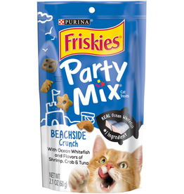 Friskies Purina Friskies Cat Treats Party Mix Beachside Crunch 2.1 oz