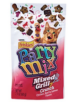 Friskies Purina Friskies Cat Treats Party Mix Mixed Grill Crunch 2.1 oz
