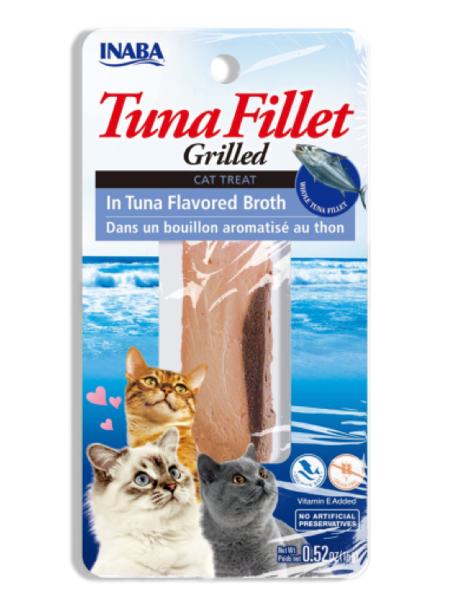 Inaba INABA Grilled Tuna Fillet in Broth Cat Treat 0.52 oz