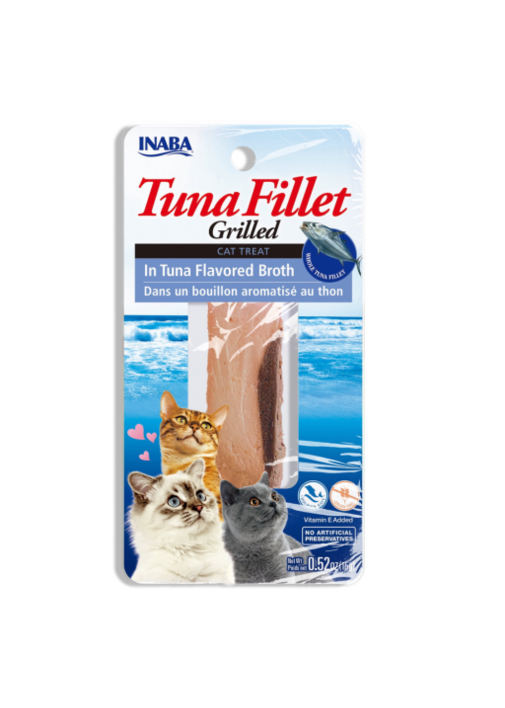 Inaba INABA Grilled Tuna Fillet in Broth Cat Treat 0.52 oz