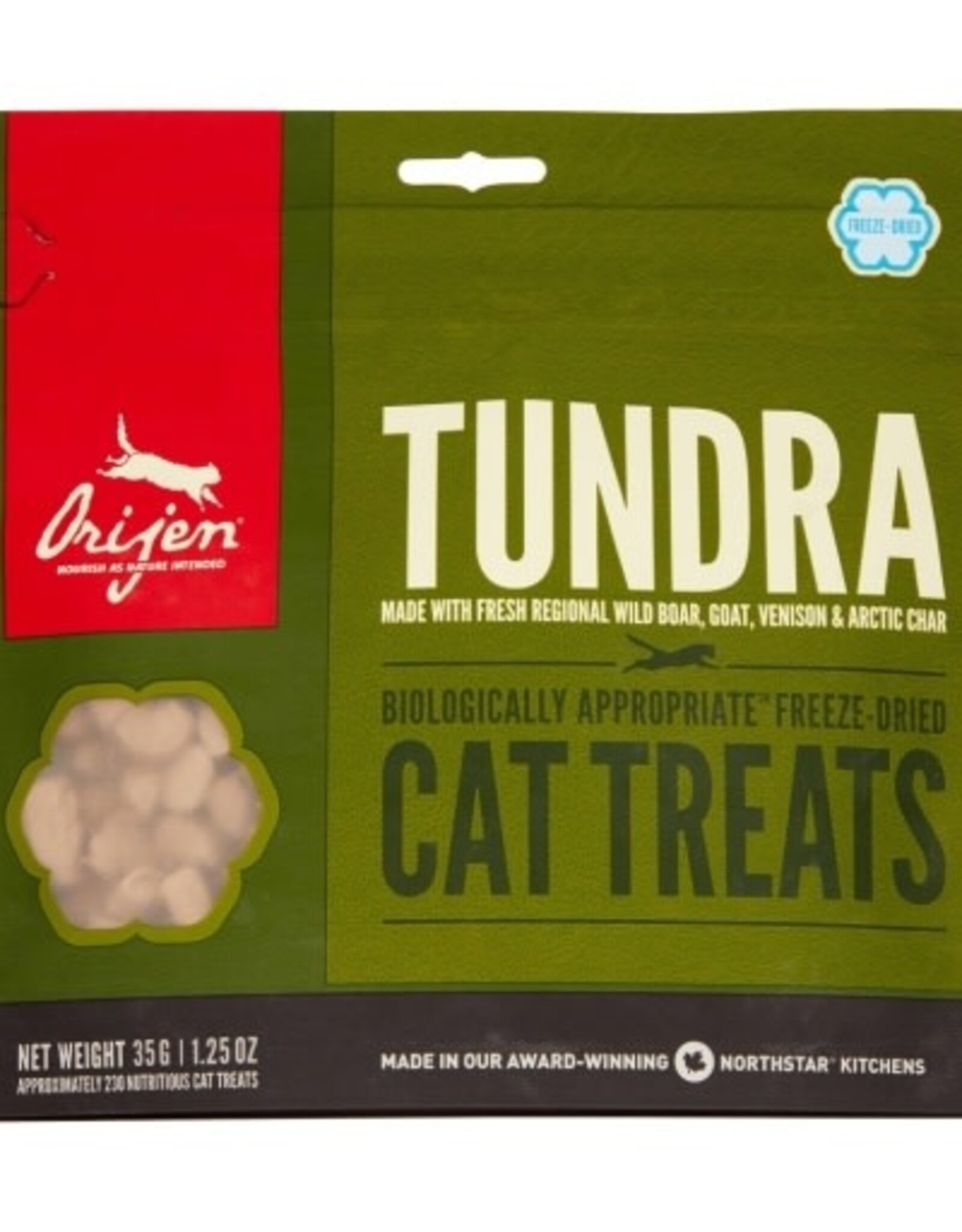 CHAMPION PET FOOD Orijen Tundra Freeze Dried  Cat Treats - 1.25 Oz