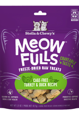 Stella & Chewy's Stella & Chewy's Meowfulls Turkey & Duck Recipe Freeze Dried Cat Treats 1.5 oz., Small