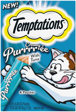 Temptations Temptations Creamy Puree Tuna Wet Cat Treats - 1.7oz (4 Pack)