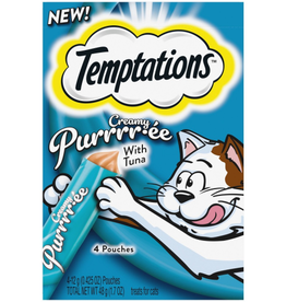 Temptations Temptations Creamy Puree Tuna Wet Cat Treats - 1.7oz (4 Pack)