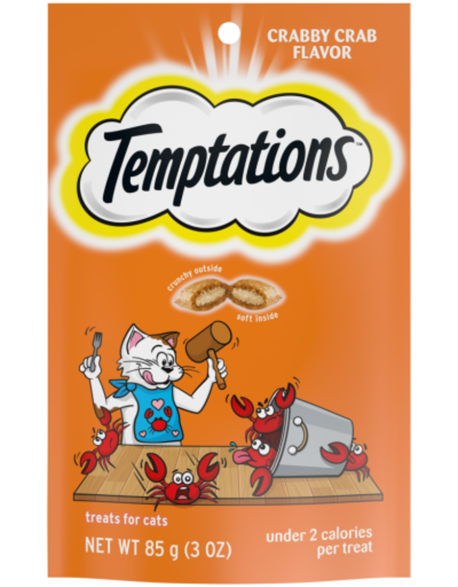 Temptations Temptations Crabby Crab Cat Treats 3oz