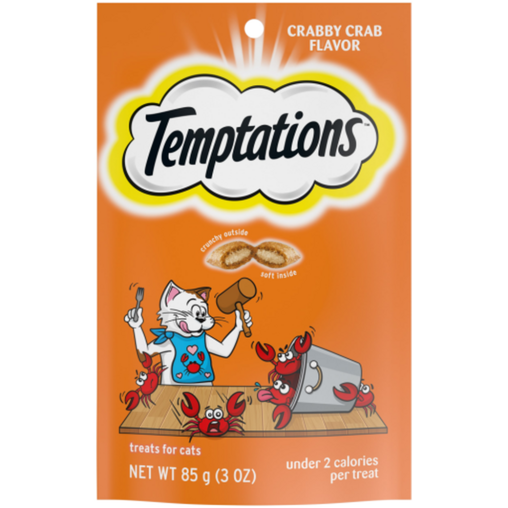 Temptations Temptations Crabby Crab Cat Treats 3oz