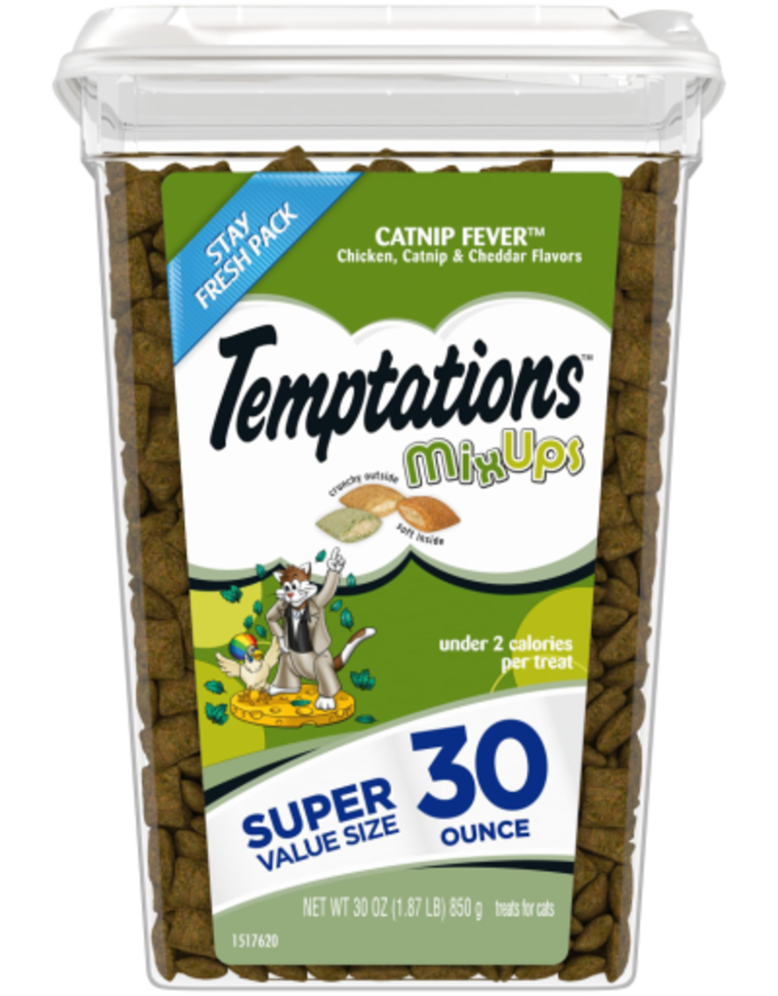 Temptations Temptations Mixups Catnip Fever Flavor Cat Treats 30 oz