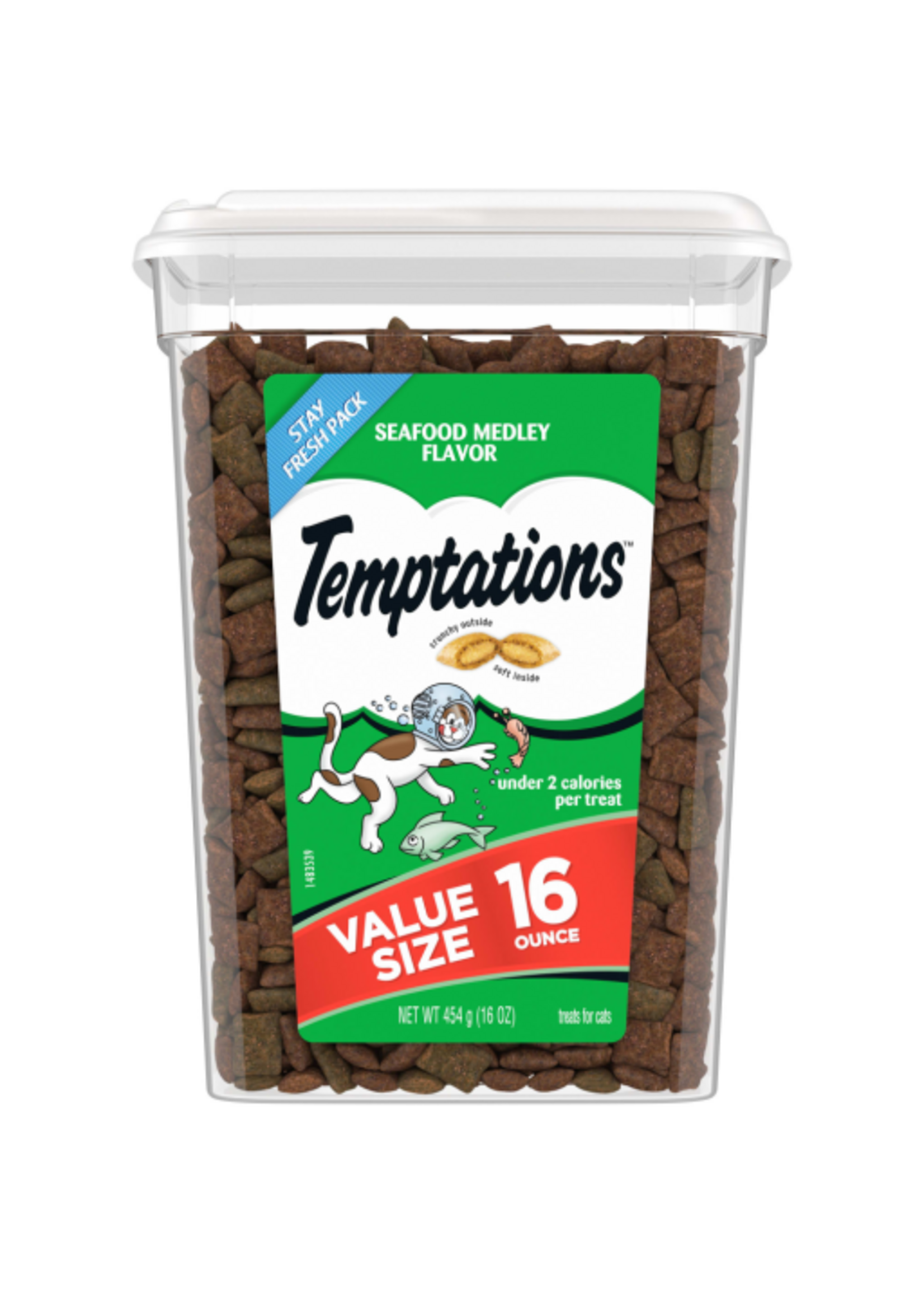 Temptations Temptations Classic Cat Treats Seafood Medley Flavor 16 oz