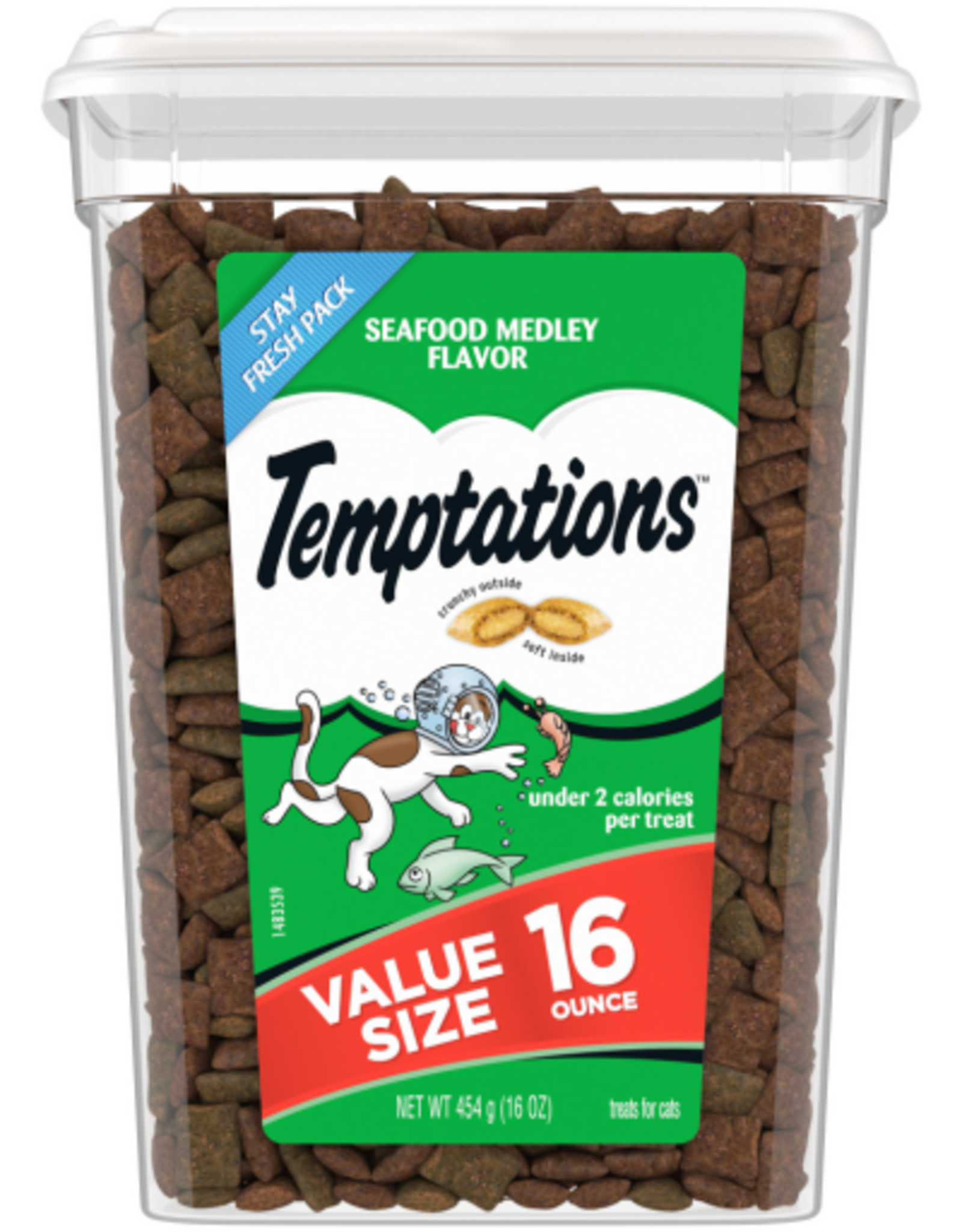Temptations Temptations Classic Cat Treats Seafood Medley Flavor 16 oz