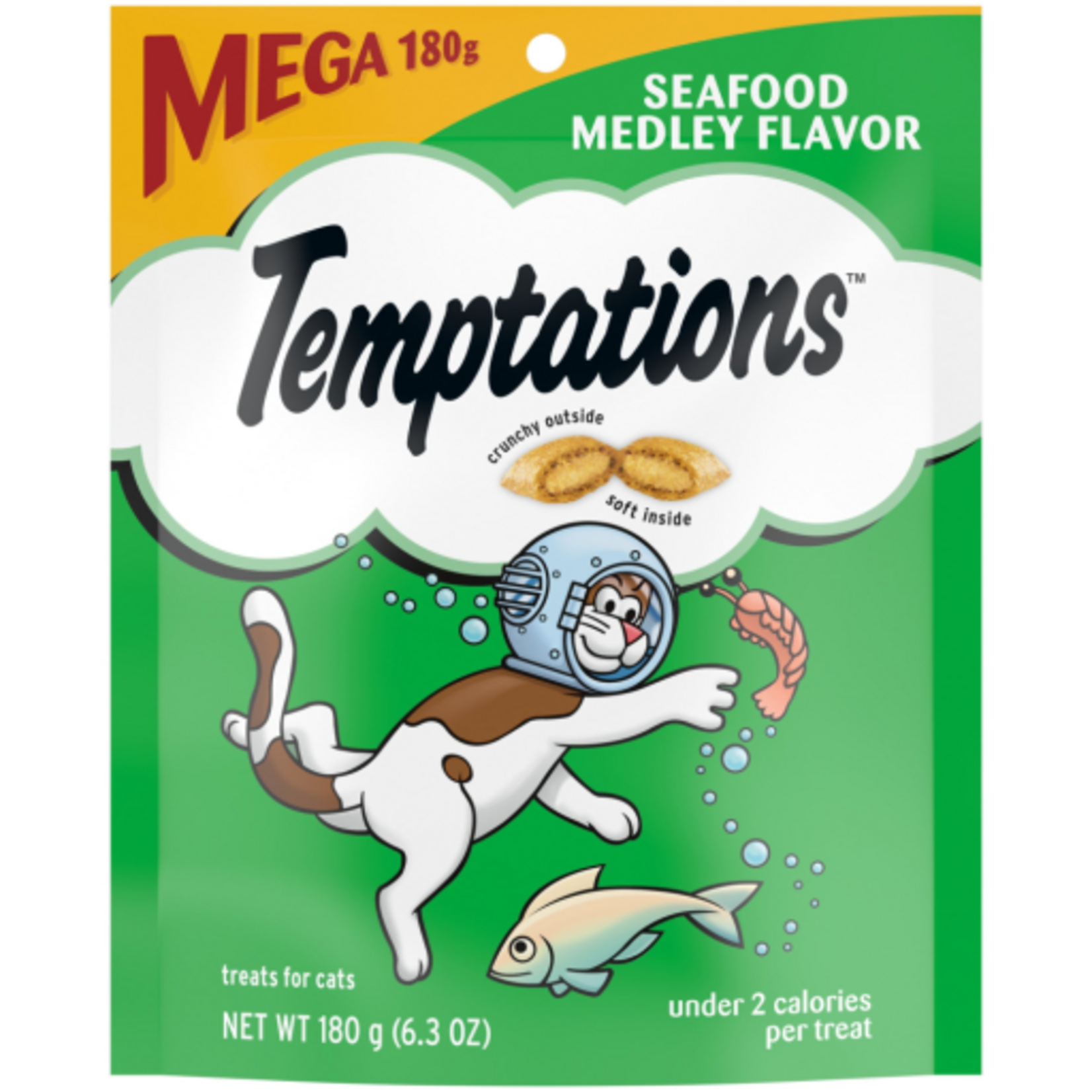 Temptations TEMPTATIONS CAT TREAT SEAFOOD MEDLEY 6.3OZ