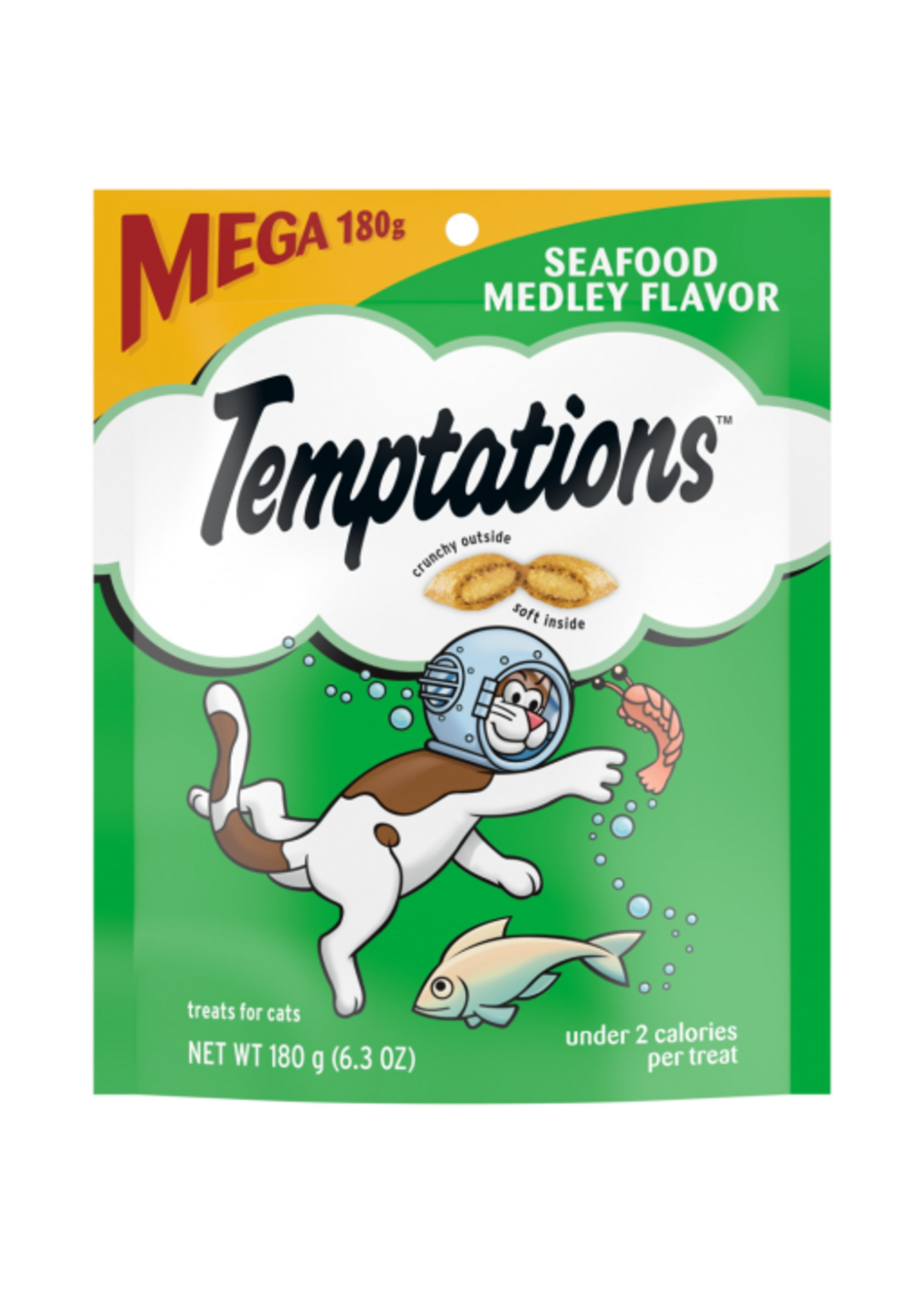 Temptations TEMPTATIONS CAT TREAT SEAFOOD MEDLEY 6.3OZ