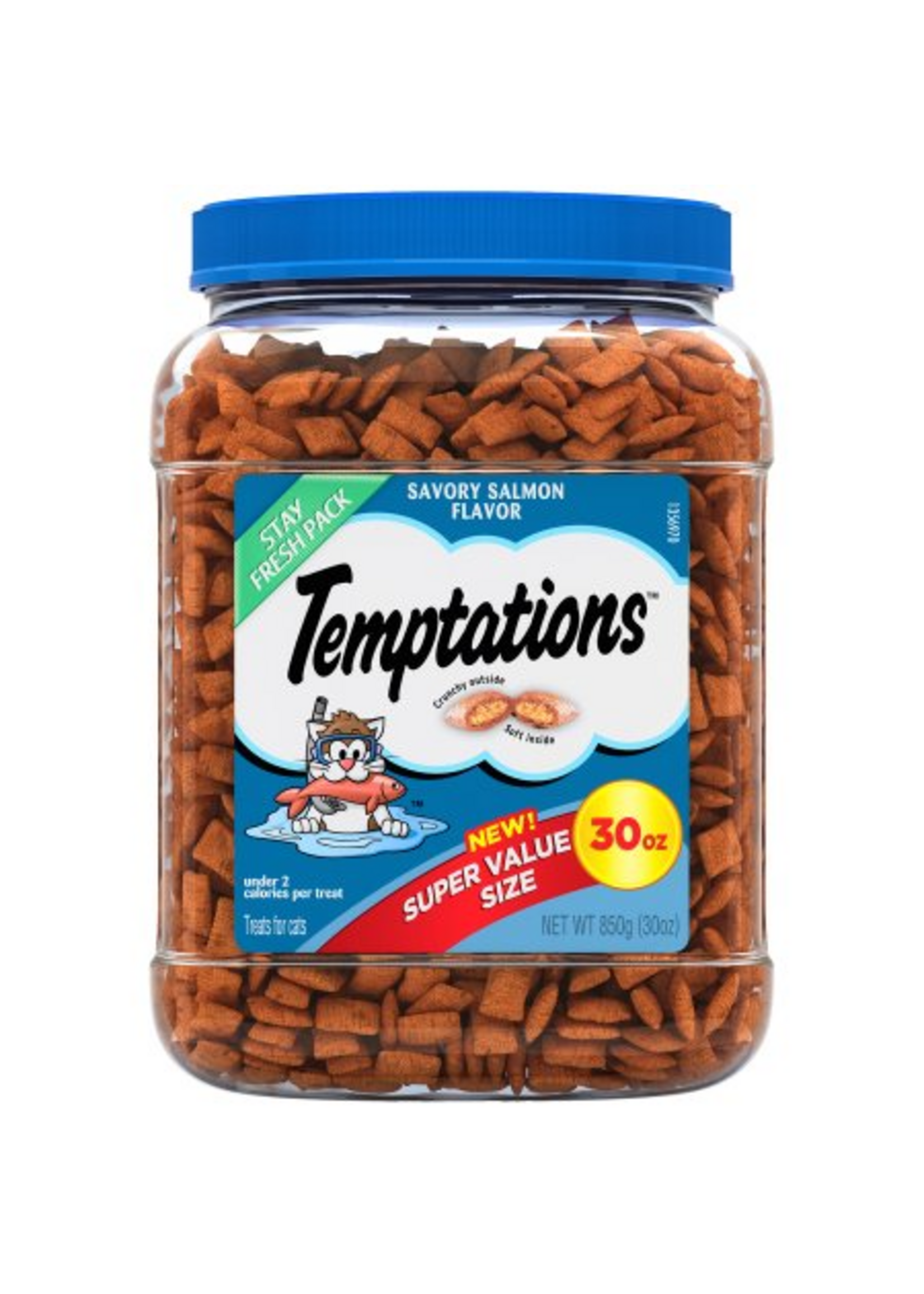 Temptations Temptations Classic Cat Treats Savory Salmon Flavor 30 oz