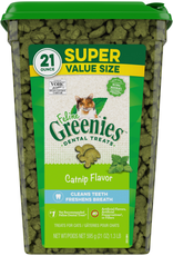 GREENIES Feline Greenies Dental Cat Treats Catnip Flavor 21 oz
