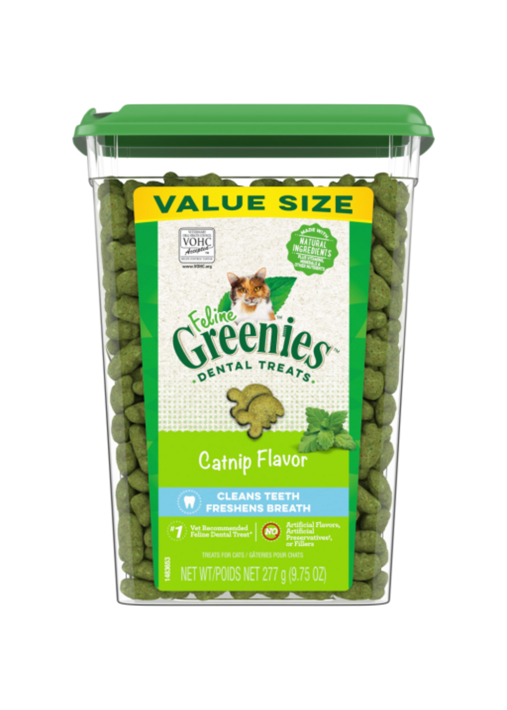 Greenies Feline Greenies Dental Cat Treats Catnip Flavor 9.75 oz