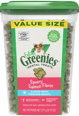 GREENIES GREENIES FELINE DENTAL SAVORY SALMON TREAT TUB 9.7OZ