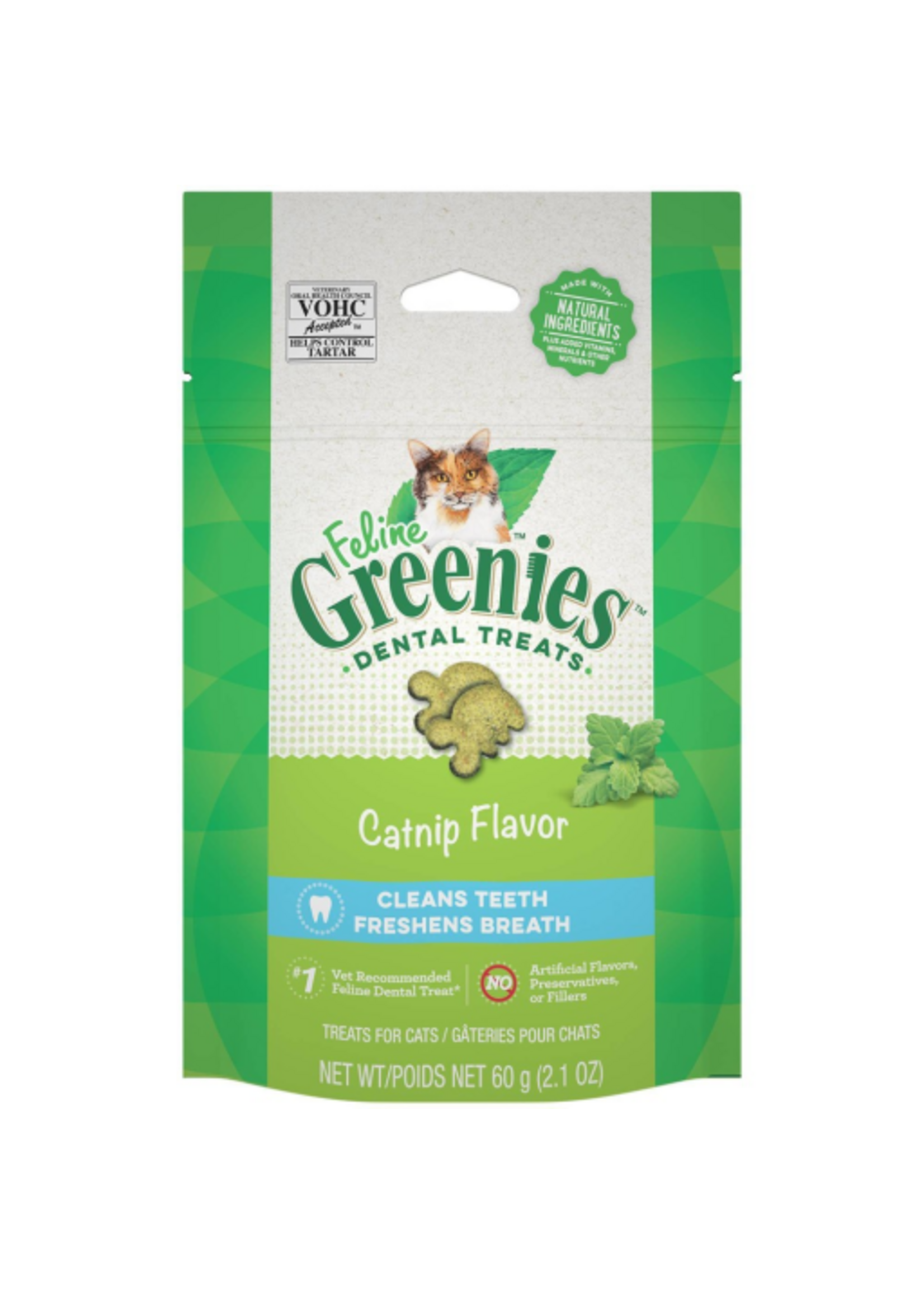 Greenies GREENIES FELINE DENTAL TREAT CATNIP 2.5OZ