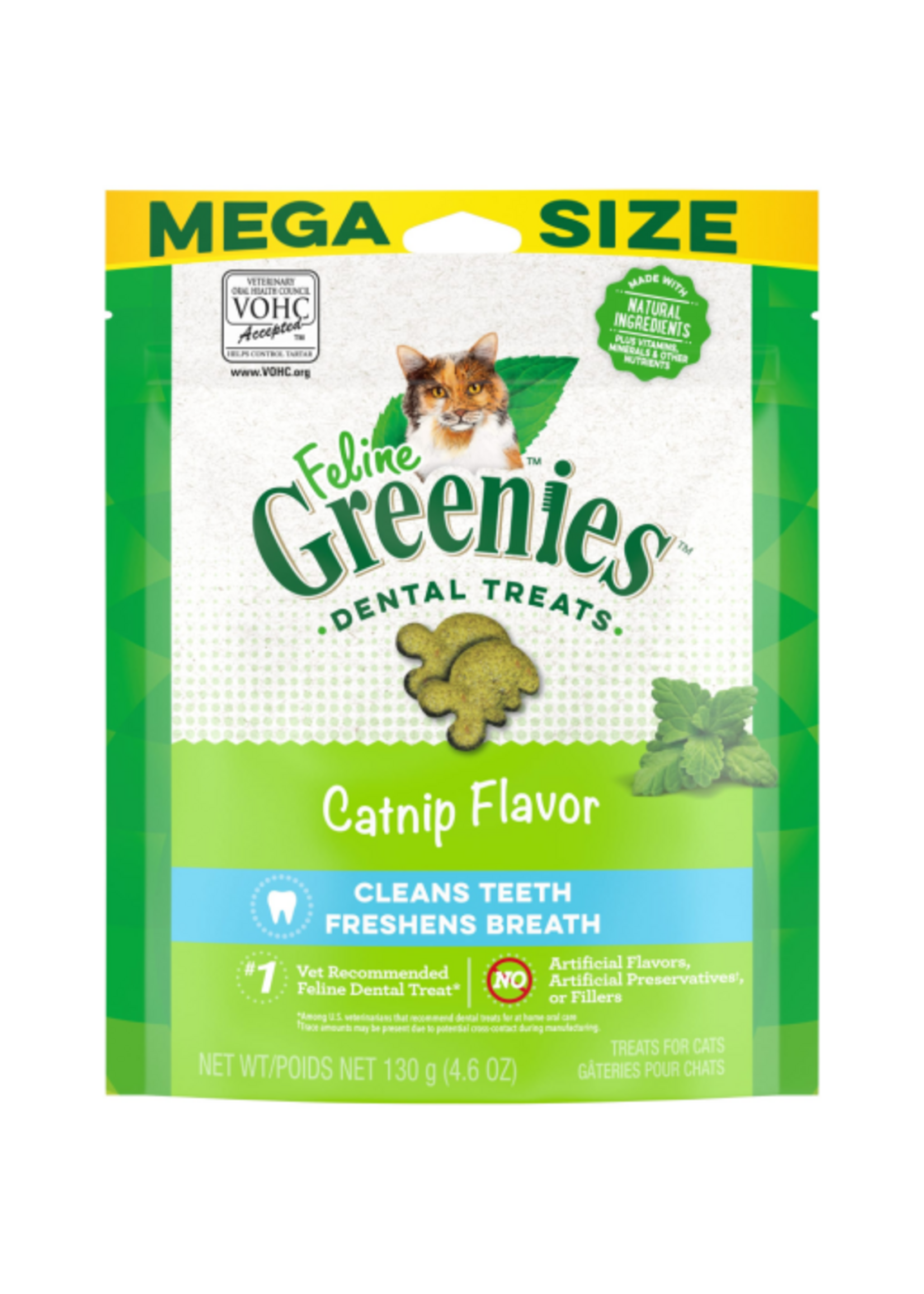 Greenies GREENIES FELINE DENTAL TREAT CATNIP 4.6OZ