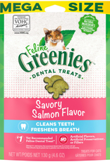 GREENIES GREENIES FELINE DENTAL SAVORY SALMON TREAT 4.65OZ