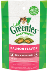 GREENIES GREENIES FELINE SMARTBITES SKIN & COAT SALMON 2.1OZ