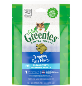 GREENIES Feline Greenies Dental Cat Treats Tempting Tuna Flavor 2.1 oz
