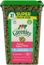 GREENIES Feline Greenies Dental Cat Treats Savory Salmon Flavor 21 oz