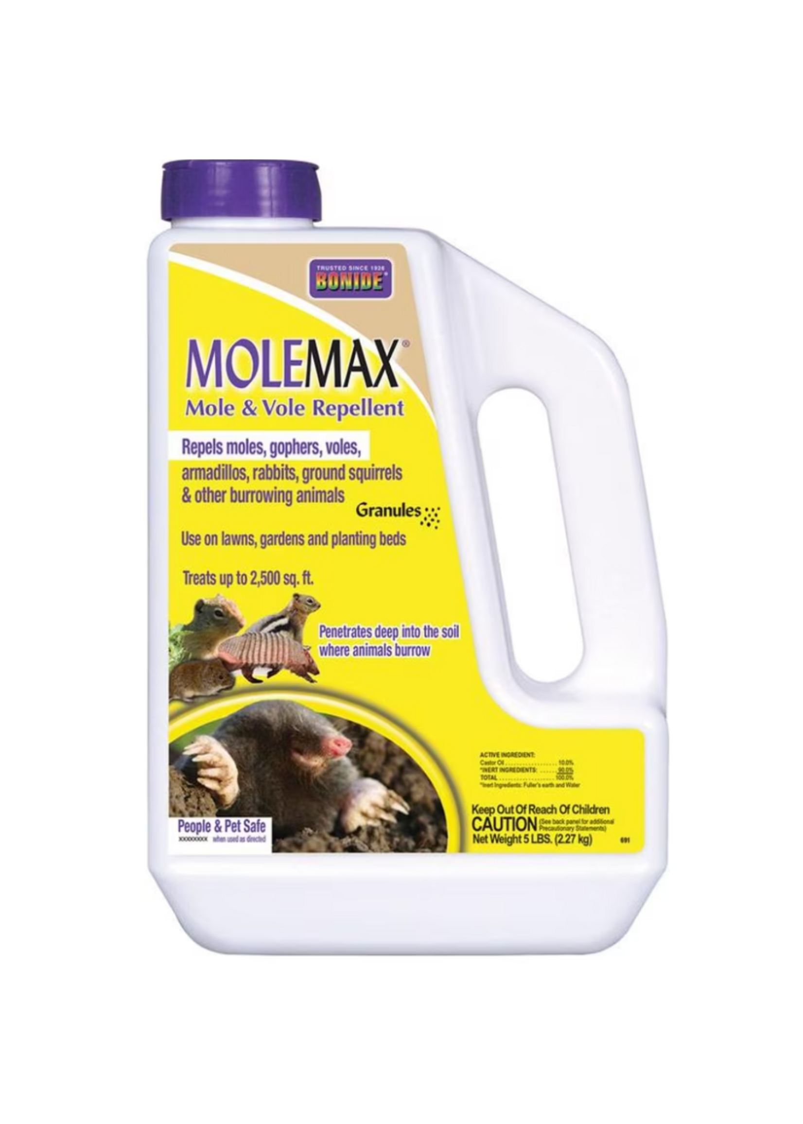 BONIDE MOLEMAX MOLE & VOLE REPELLENT 5LBS