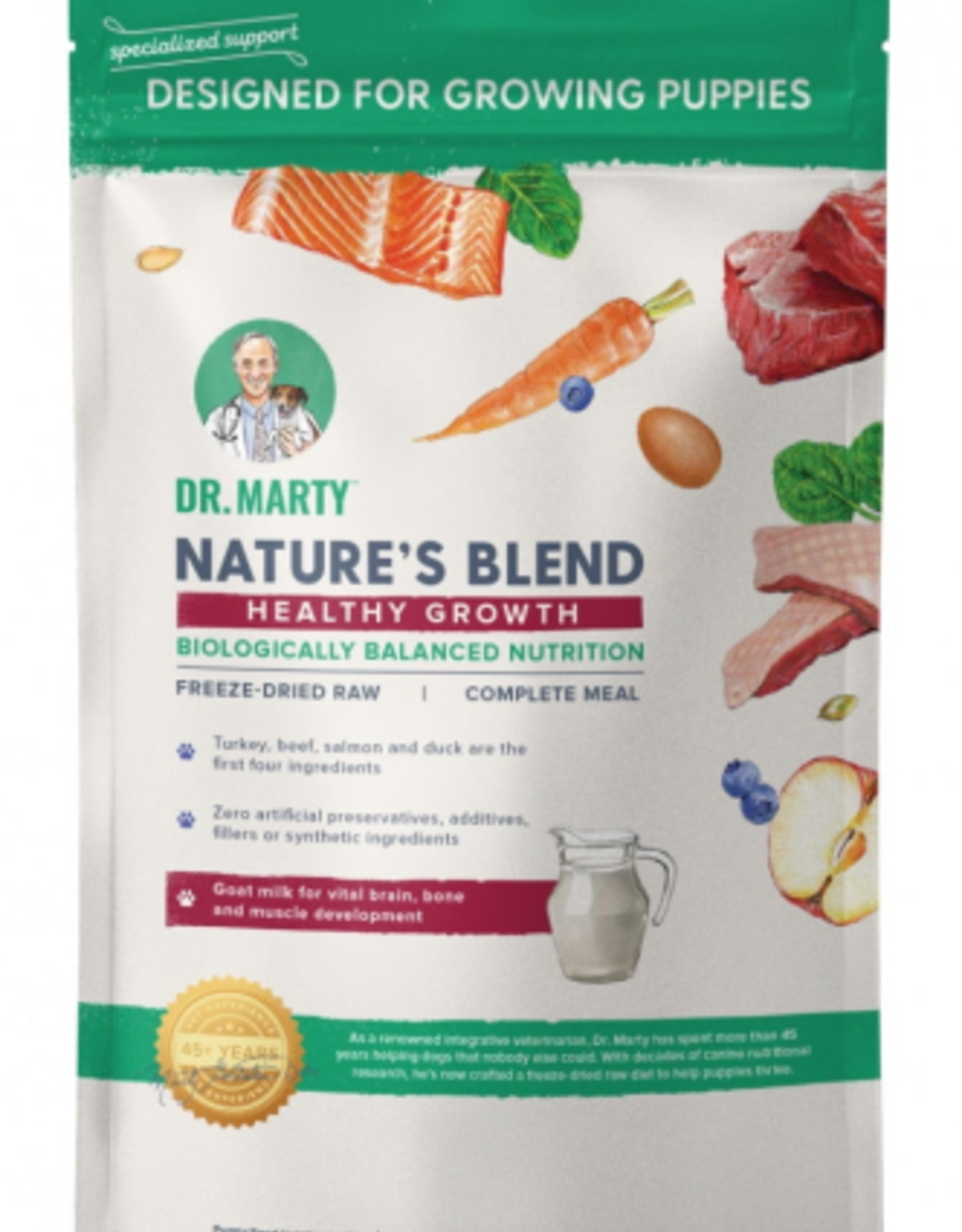 Dr. Marty Dr. Marty Nature's Blend Healthy Growth for Puppies Freeze Dried Raw Dog Food - 16 oz