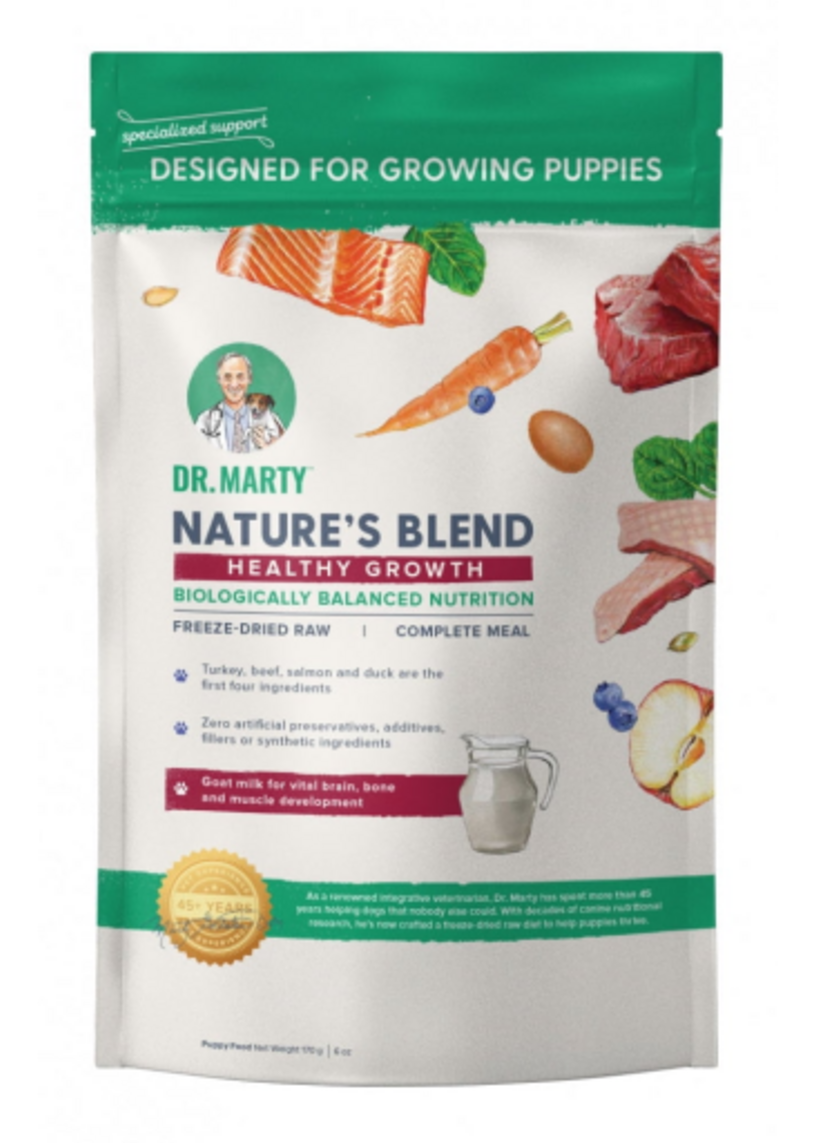 Dr. Marty Dr. Marty Nature's Blend Healthy Growth for Puppies Freeze Dried Raw Dog Food - 16 oz