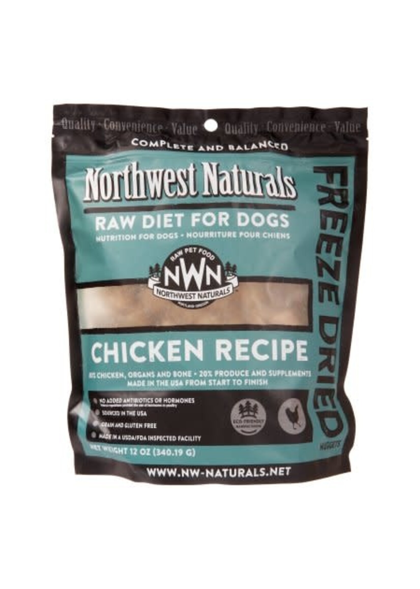 Northwest Naturals Northwest Naturals Nuggets Chicken Freeze Dried Dog Food - 12 oz
