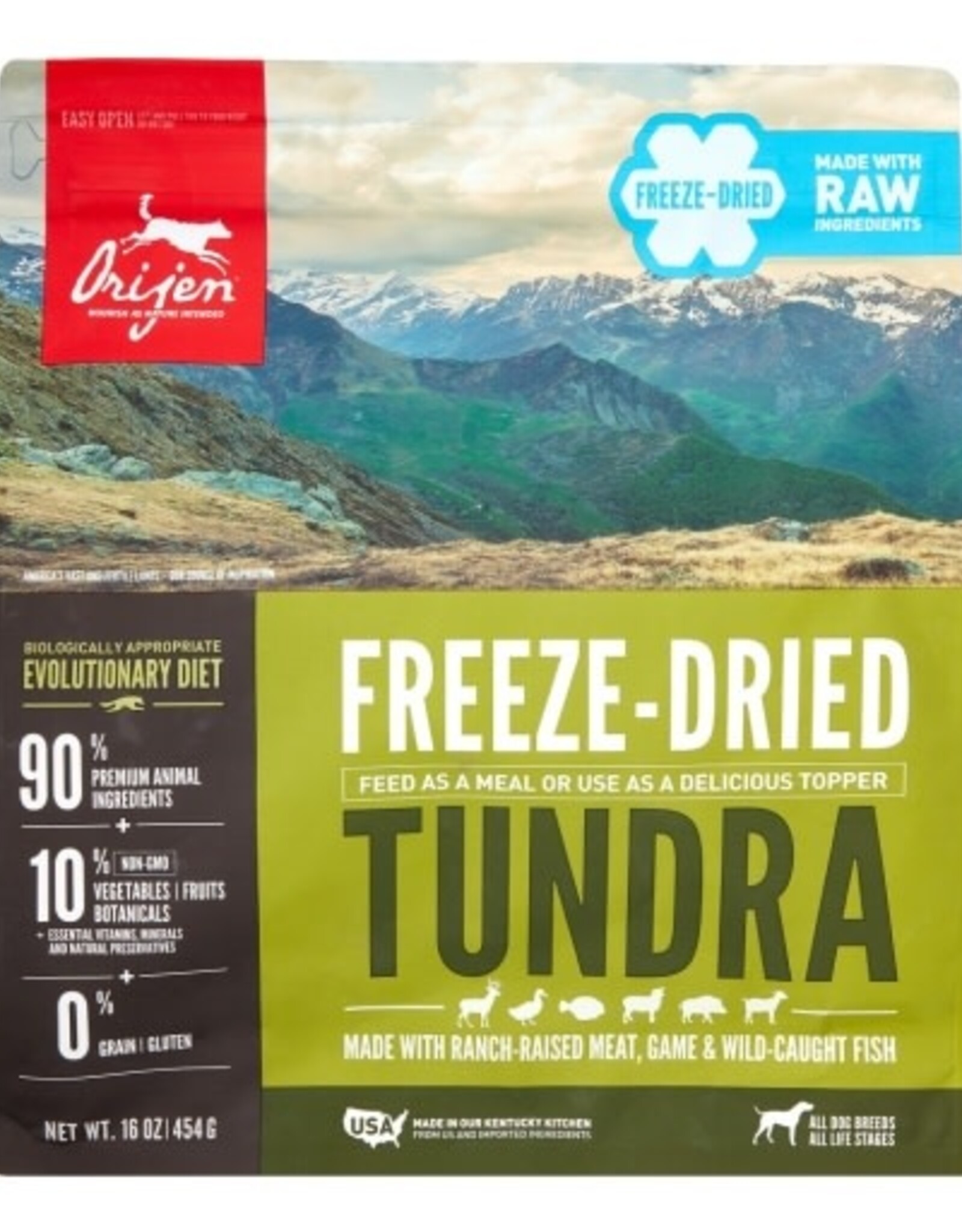 ORIJEN ORIJEN Tundra Adult Freeze Dried Dog Food - 16 Oz
