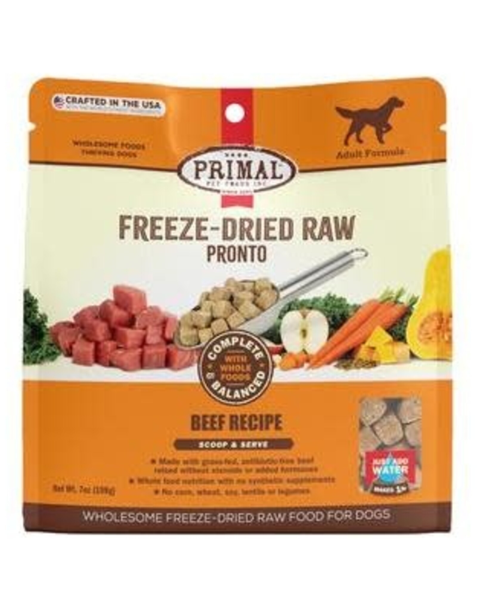 Primal Primal Dog Freeze Dried Pronto Beef 7 oz