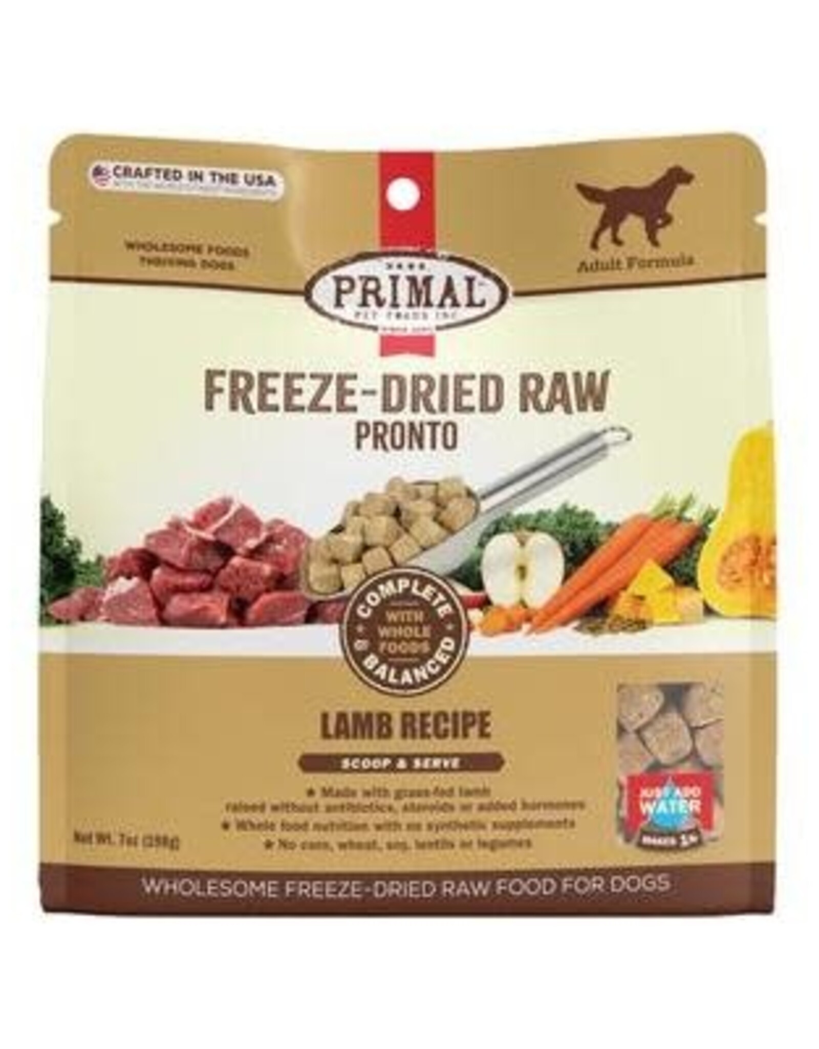 Primal Primal Dog Freeze Dried Pronto Lamb 7 oz