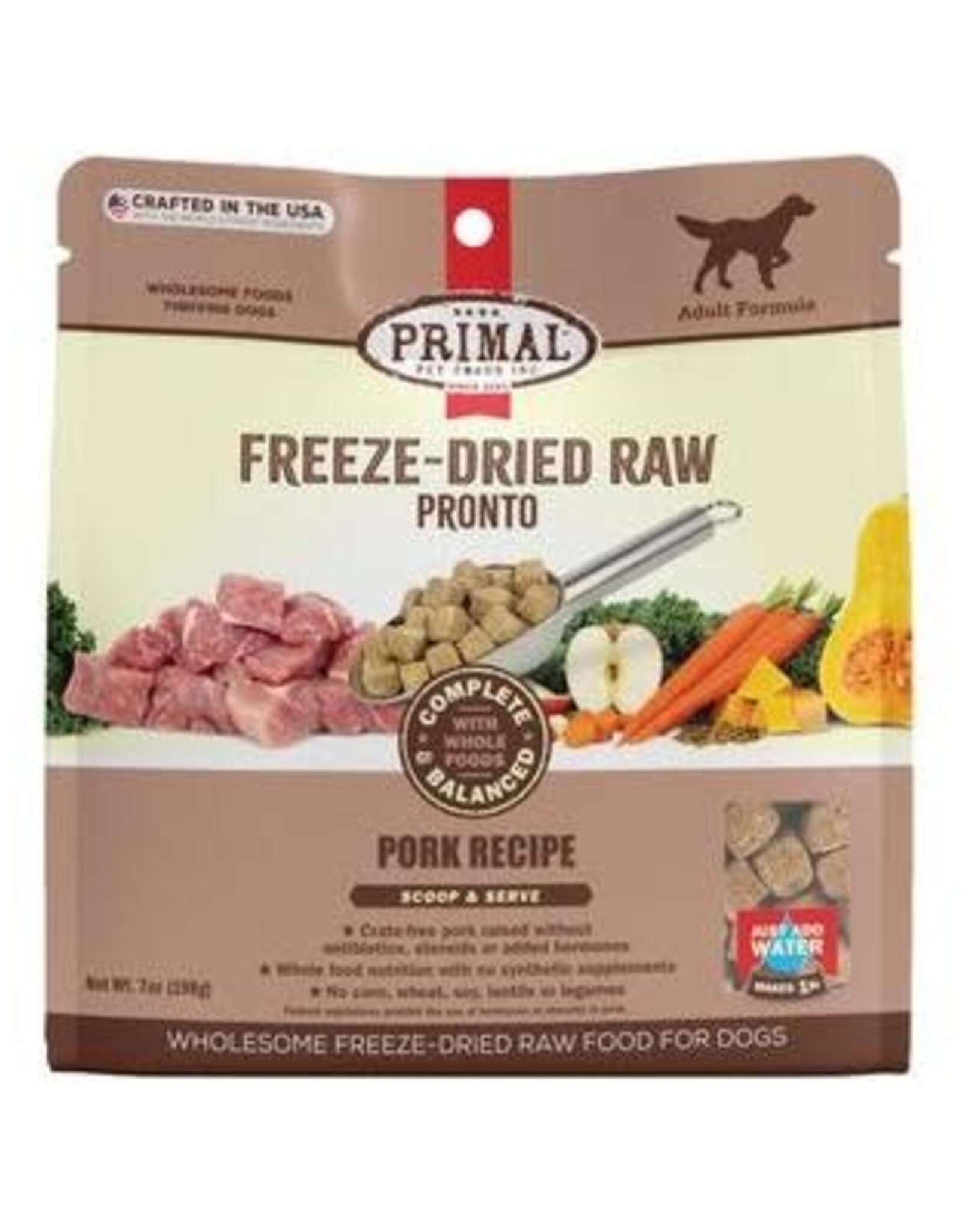 Primal Primal Dog Freeze Dried Pronto Pork 7 oz