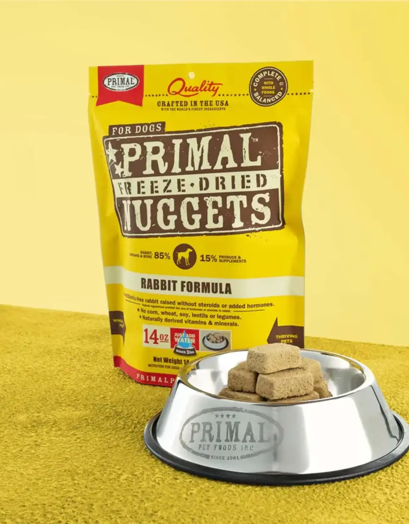 Primal Primal Dog Freeze Dried Nuggets Rabbit 5.5 oz