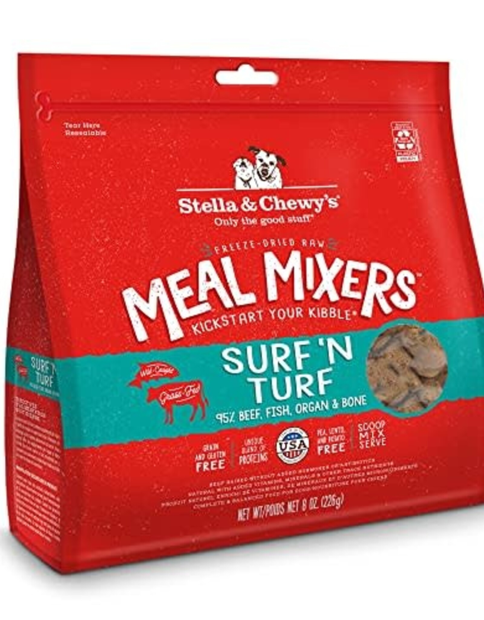 Stella & Chewy's Stella & Chewy's Dog Freeze Dried Surf & Turf Meal Mixers 8 oz