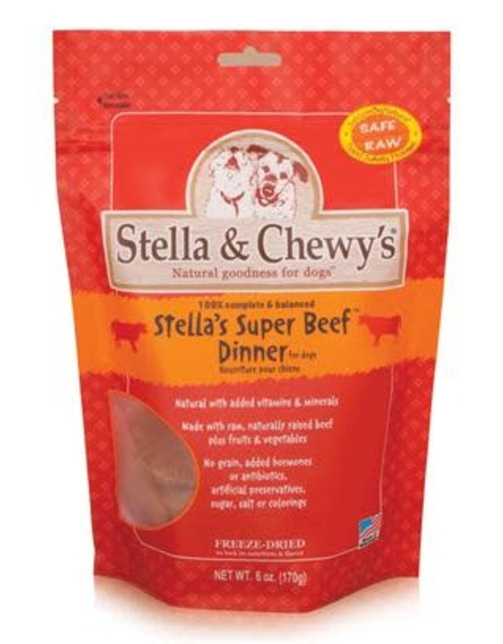 Stella & Chewy's STELLA & CHEWY'S SUPER BEEF FREEZE DRIED PATTIES 5.5OZ