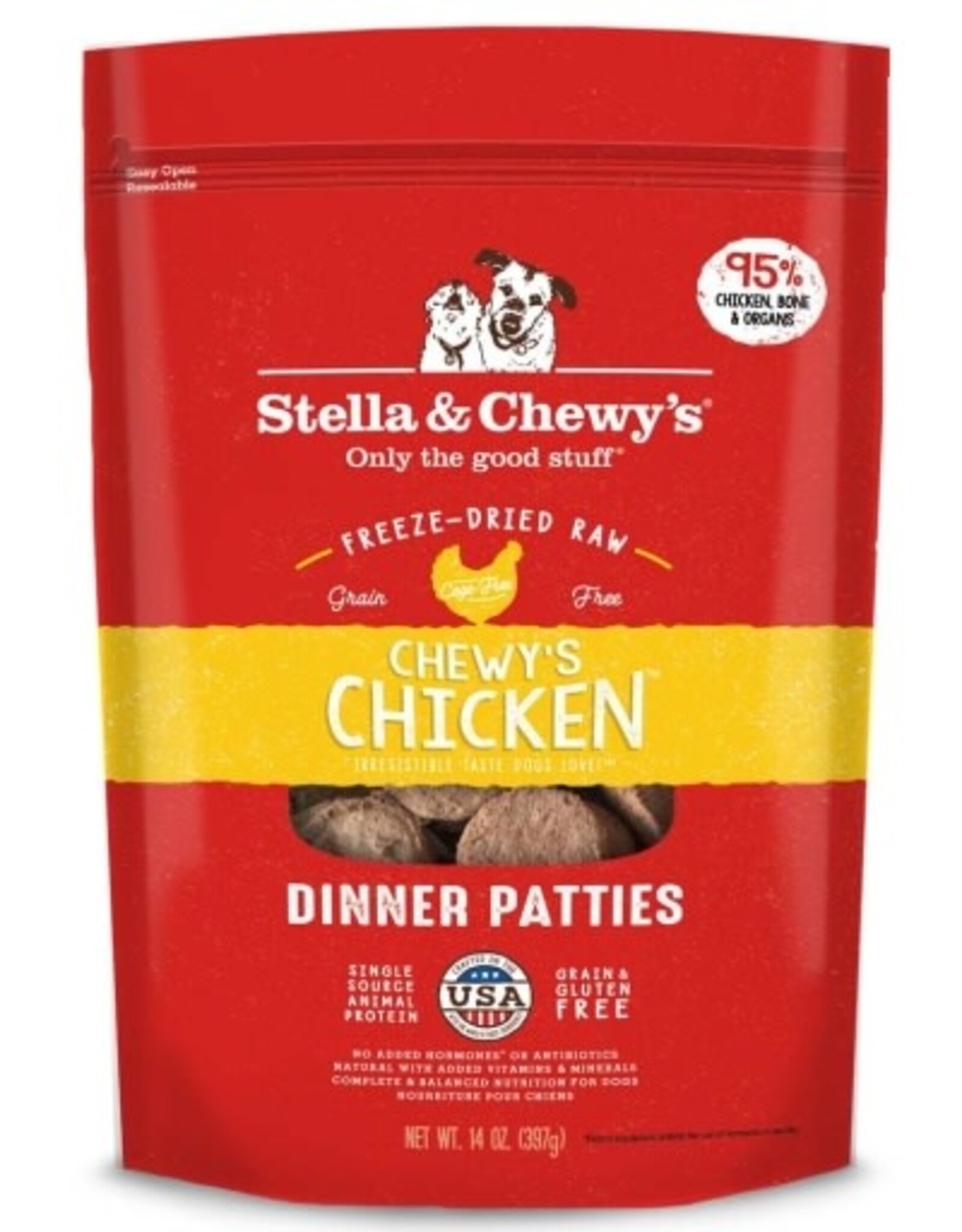 Stella & Chewy's STELLA & CHEWY'S FREEZE-DRIED CHEWY CHICKEN DINNER 25OZ
