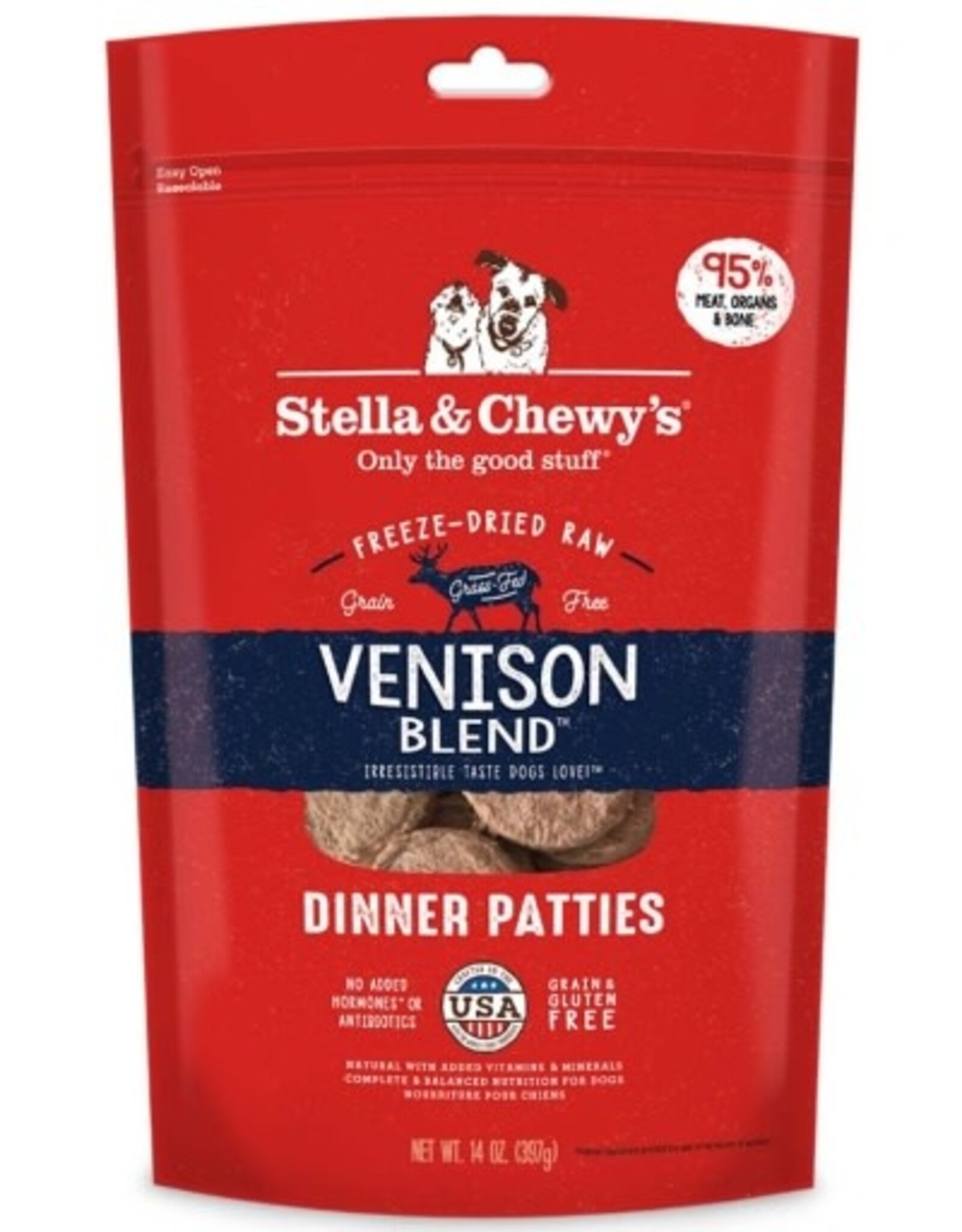 Stella & Chewy's Stella & Chewy's Dog Freeze Dried Venison Dinner Patties 14 oz