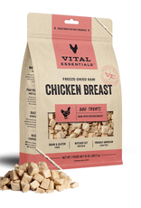 VITAL ESSENTIALS Vital Essentials Freeze Dried Chicken Breast Dog Treats 10 oz