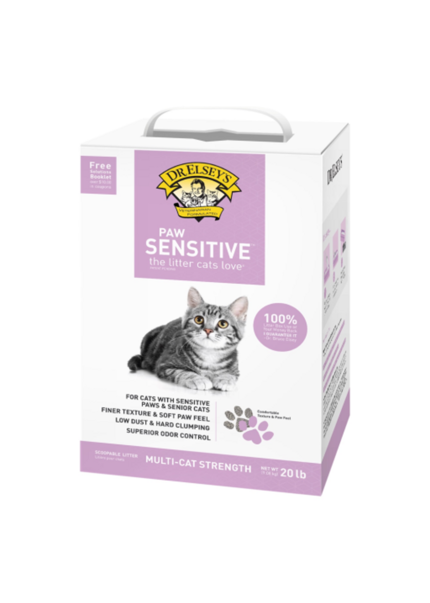 Dr. Elsey's Dr. Elsey's Paw Sensitive Clumping Clay Cat Litter - 20 lbs.