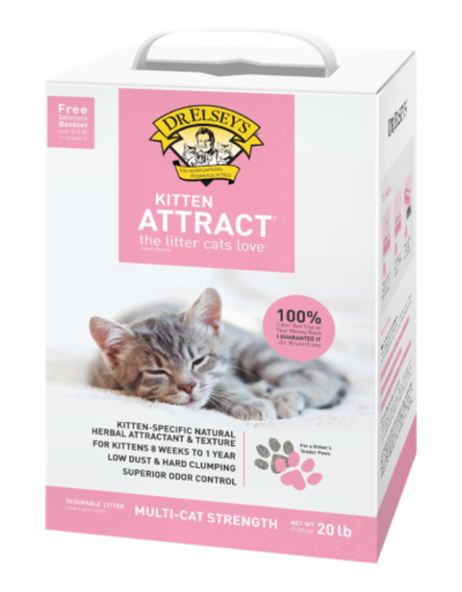 Dr. Elsey's Dr. Elsey's Kitten Attract Clumping Clay Cat Litter - 20 lb. Box