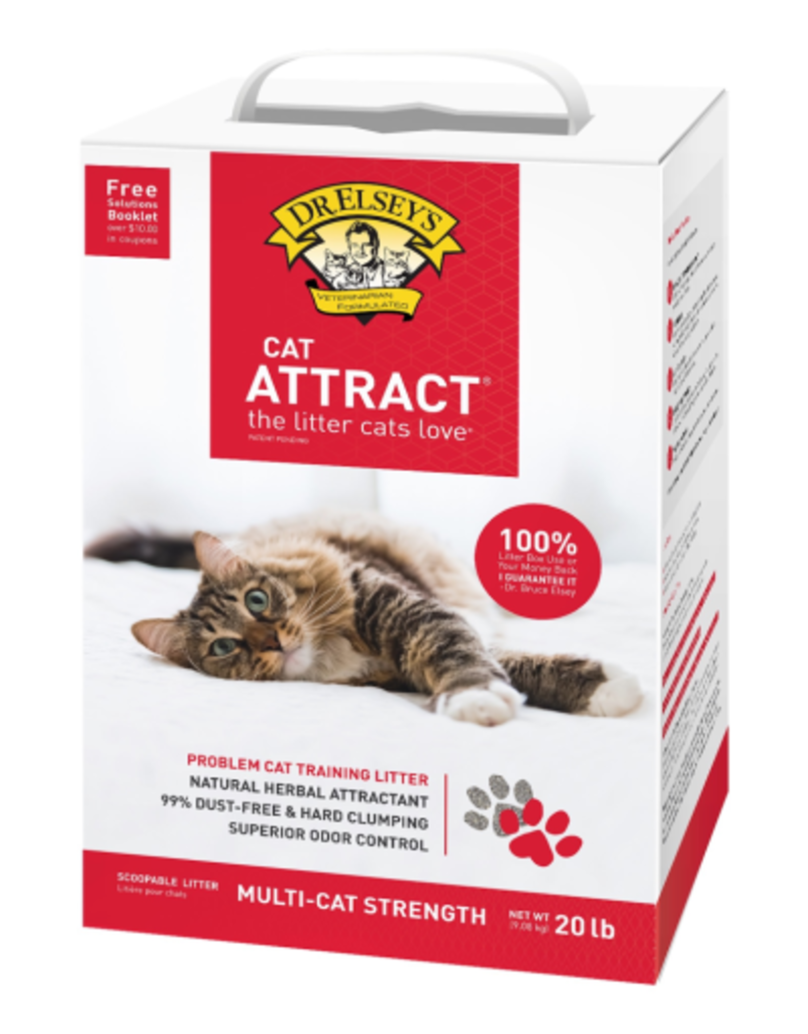Dr. Elsey's Dr. Elsey's Cat Attract Clumping Clay Cat Litter - 20 lb. Box