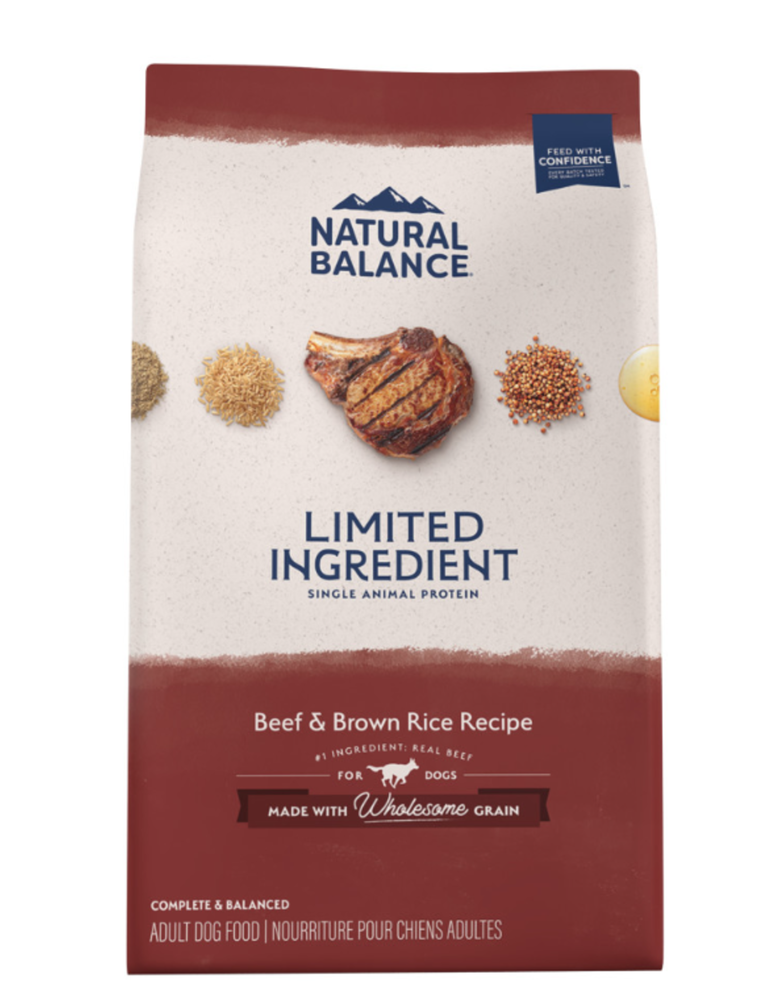 Natural Balance NATURAL BALANCE DOG LID BEEF & BROWN RICE 24 LBS