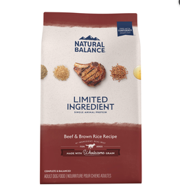 Natural Balance NATURAL BALANCE DOG LID BEEF & BROWN RICE 24 LBS